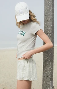 John Galt Plaid Emery Pajama Boxer Shorts