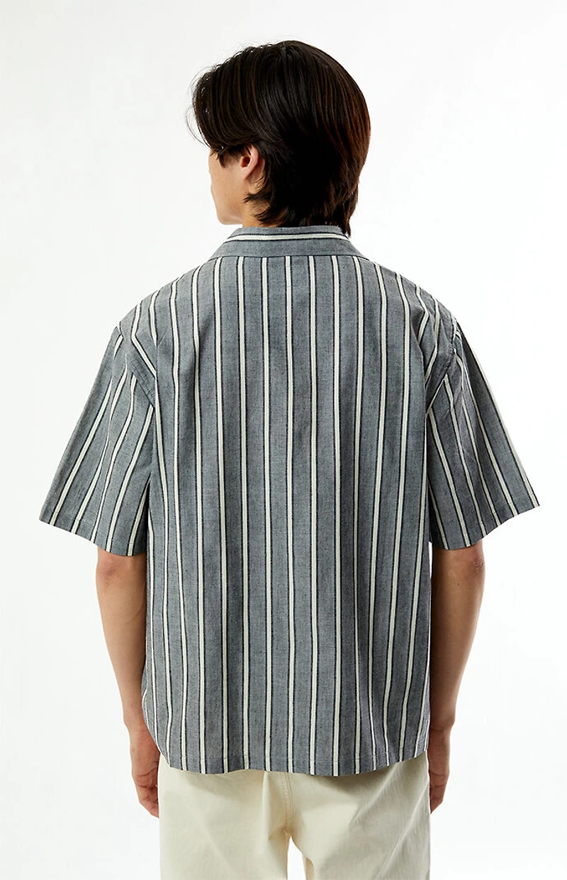 Pacsun Striped Oversized Camp Shirt
