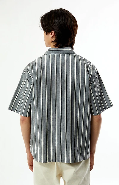 Pacsun Striped Oversized Camp Shirt