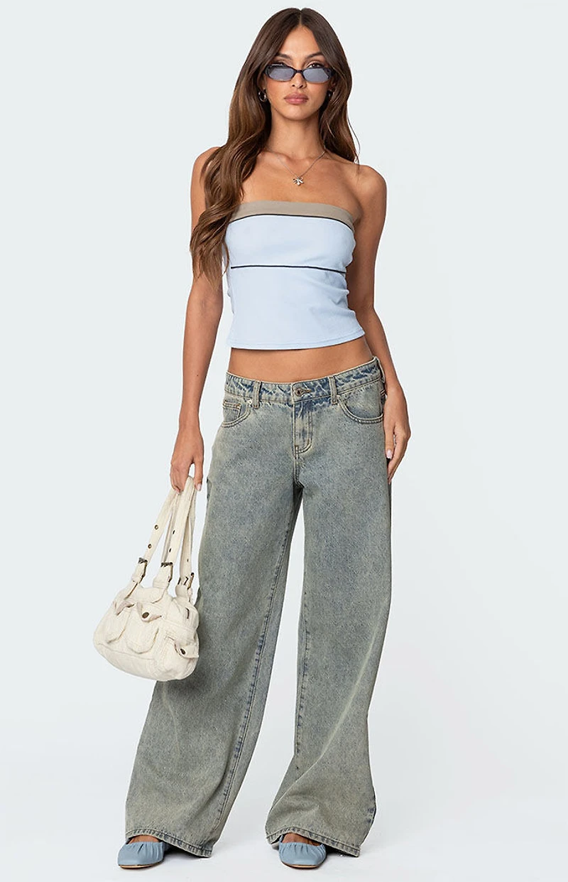 Edikted Ciara Ribbed Tube Top