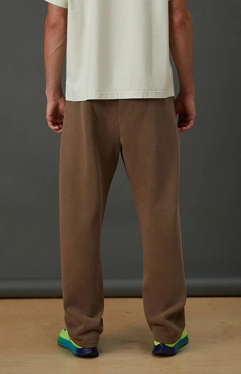 A.R.C. Active Brown Heavyweight Fleece Baggy Sweatpants