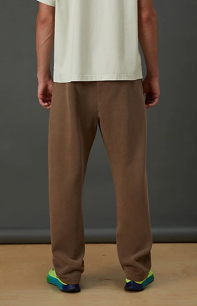A.R.C. Active Brown Heavyweight Fleece Baggy Sweatpants