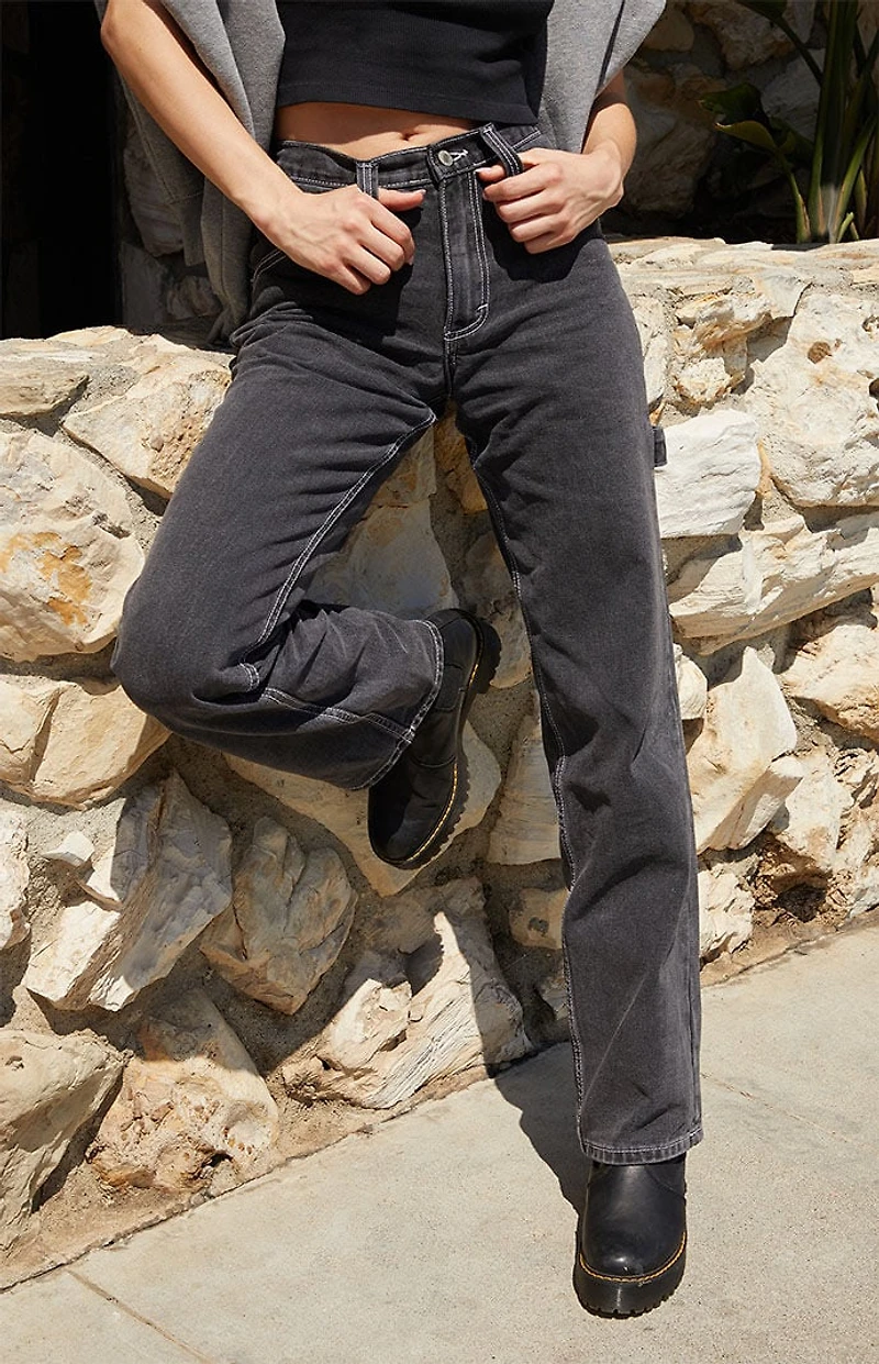 John Galt Black Crispina Carpenter Jeans