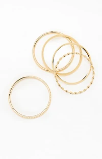 Pacsun Evelyn Metal Bangle Set