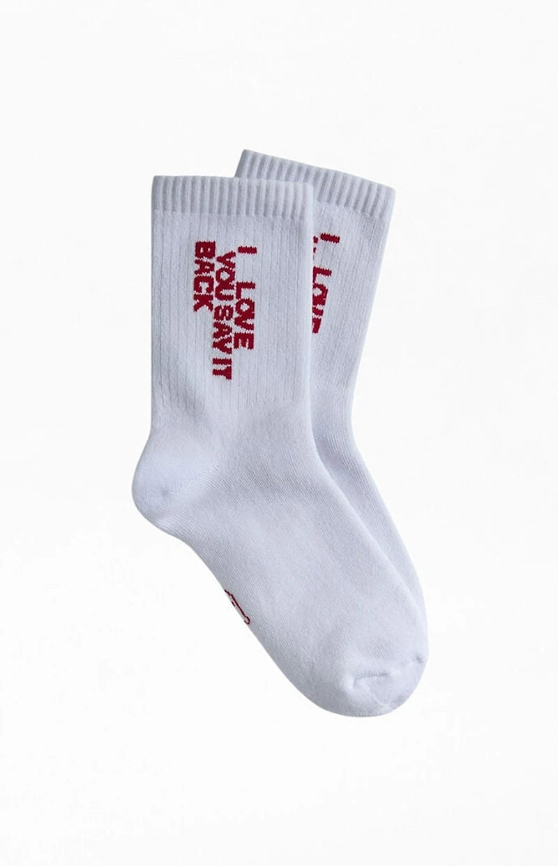 LONELY GHOST ILYSIB Crew Socks