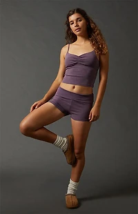 PAC 1980 Active Fold-Over Micro Biker Shorts