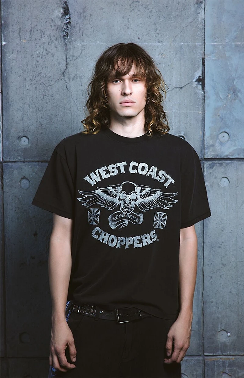 West Coast Choppers Flying Skull T-Shirt