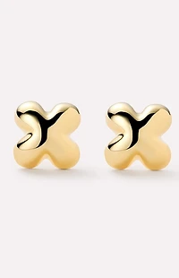 Ana Luisa Cassia Gold Stud Earrings