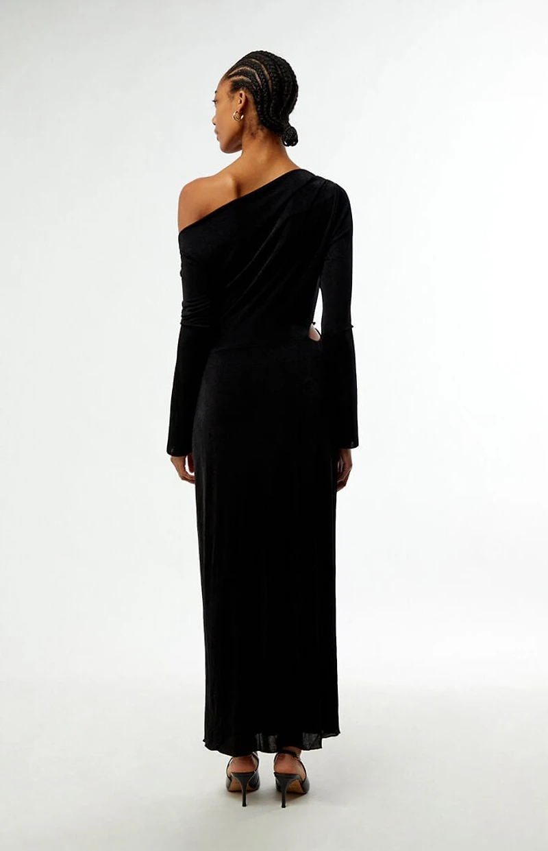 MINKPINK Maren Jeweled Asymmetrical Maxi Dress