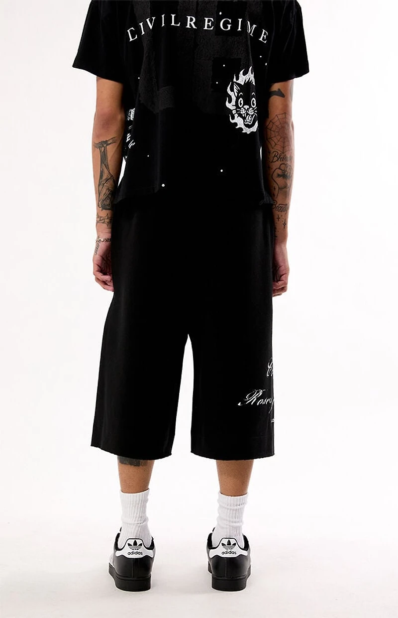 Civil Black RFC Lounger Fleece Sweat Shorts