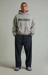 Fear of God ESSENTIALS Vintage Black Relaxed Track Pants