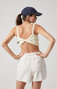 PAC 1980 Active Ivory Sweat Shorts