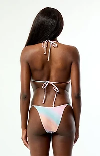 Pacsun Multi Octavia Shine Low Rise Moderate Bikini Bottom