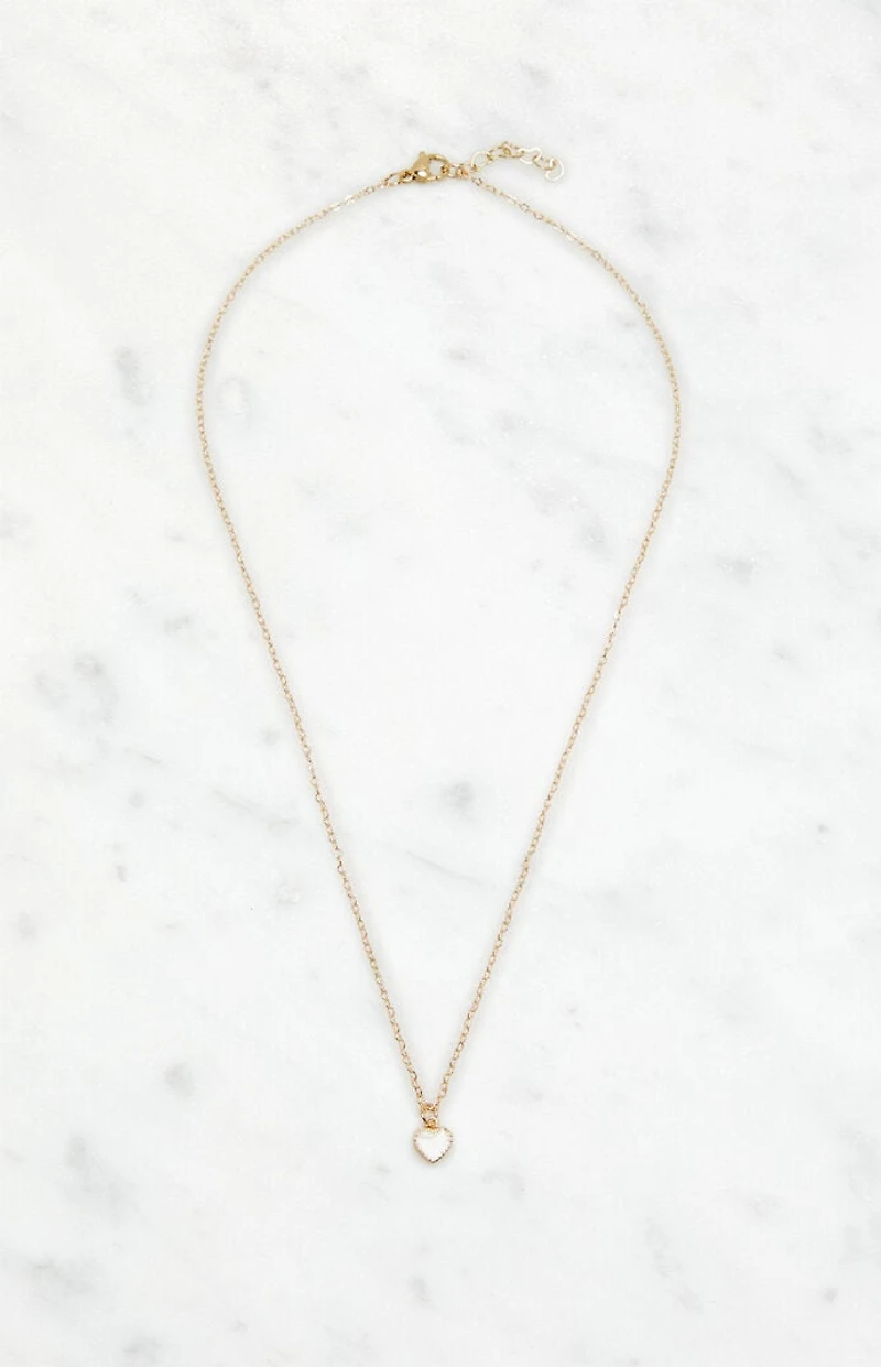 John Galt Gold Heart Necklace