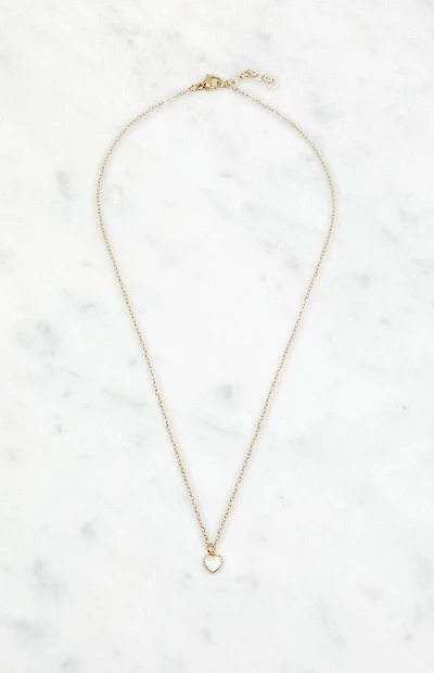John Galt Gold Heart Necklace