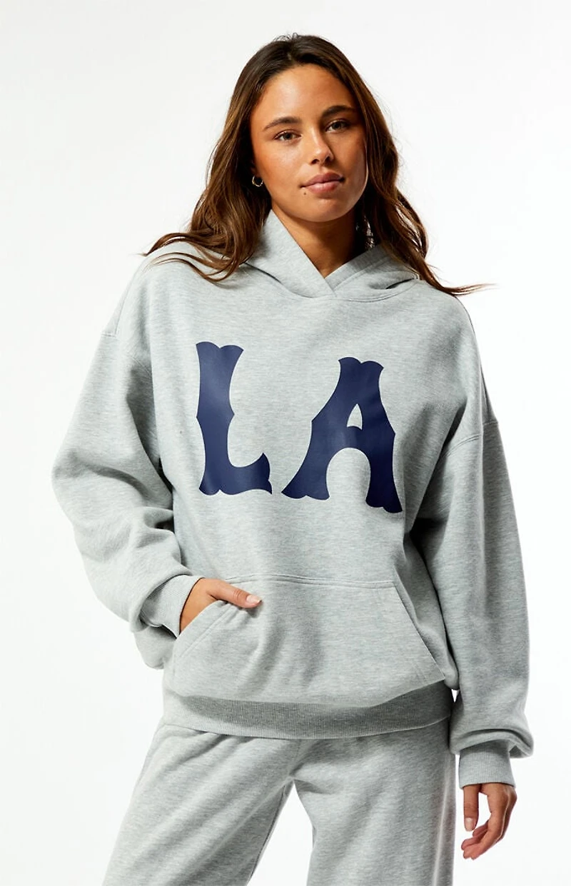 LA Hearts Heather Grey Hoodie