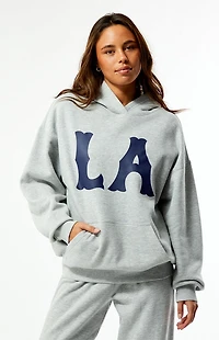 LA Hearts Heather Grey Hoodie