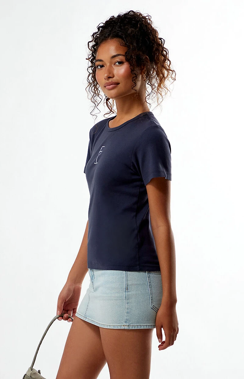 PS / LA Wine Glass Skimmer T-Shirt