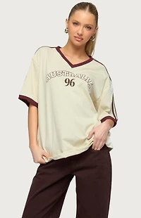 Edikted Australia 96 Contrast Oversized T-Shirt