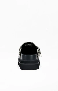 AZALEA WANG Women's Billie Snake Flatform Mules