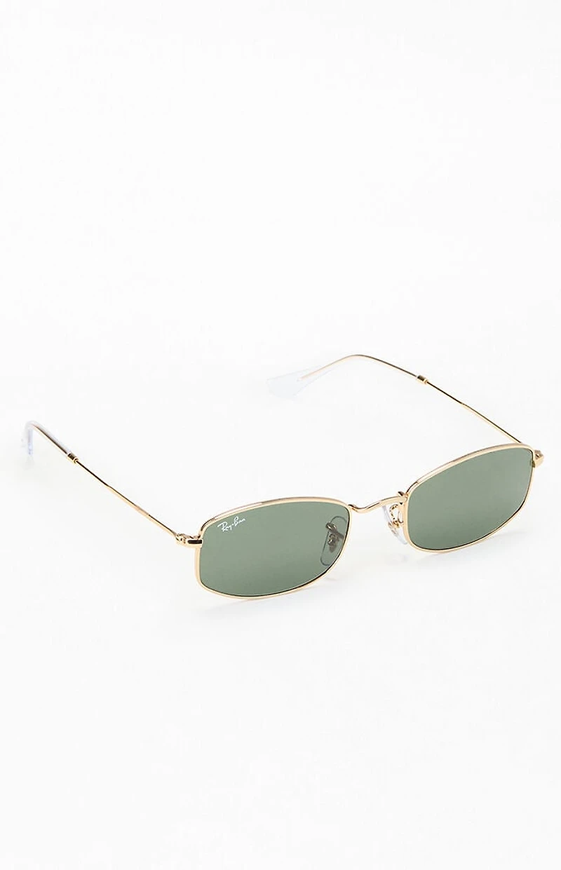 Ray-Ban Gold Metal Wired Icon Sunglasses