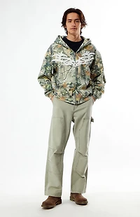 Pacsun Camo Chaos Full Zip Hoodie