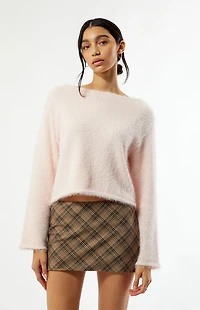 Beverly and Beck Lola Fuzzy Knit Sweater