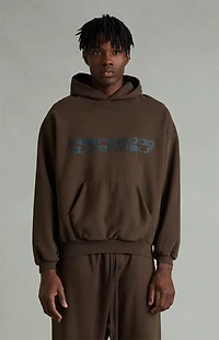 Fear of God ESSENTIALS Brown '90s Fleece Hoodie