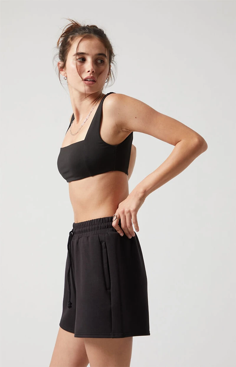 PAC 1980 Active Black Sweat Shorts