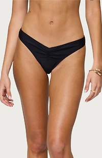 Edikted Starfish Ruched Bikini Bottom