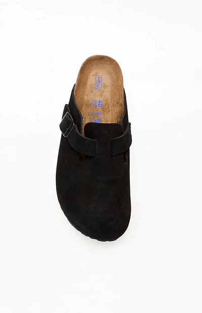 Birkenstock Women's Boston Soft Footbed Clogs Black