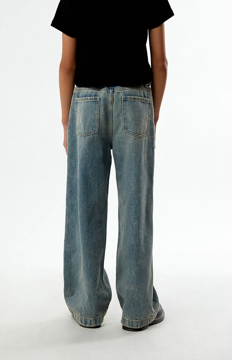 Pacsun Kids Baggy Jeans Indigo Tint