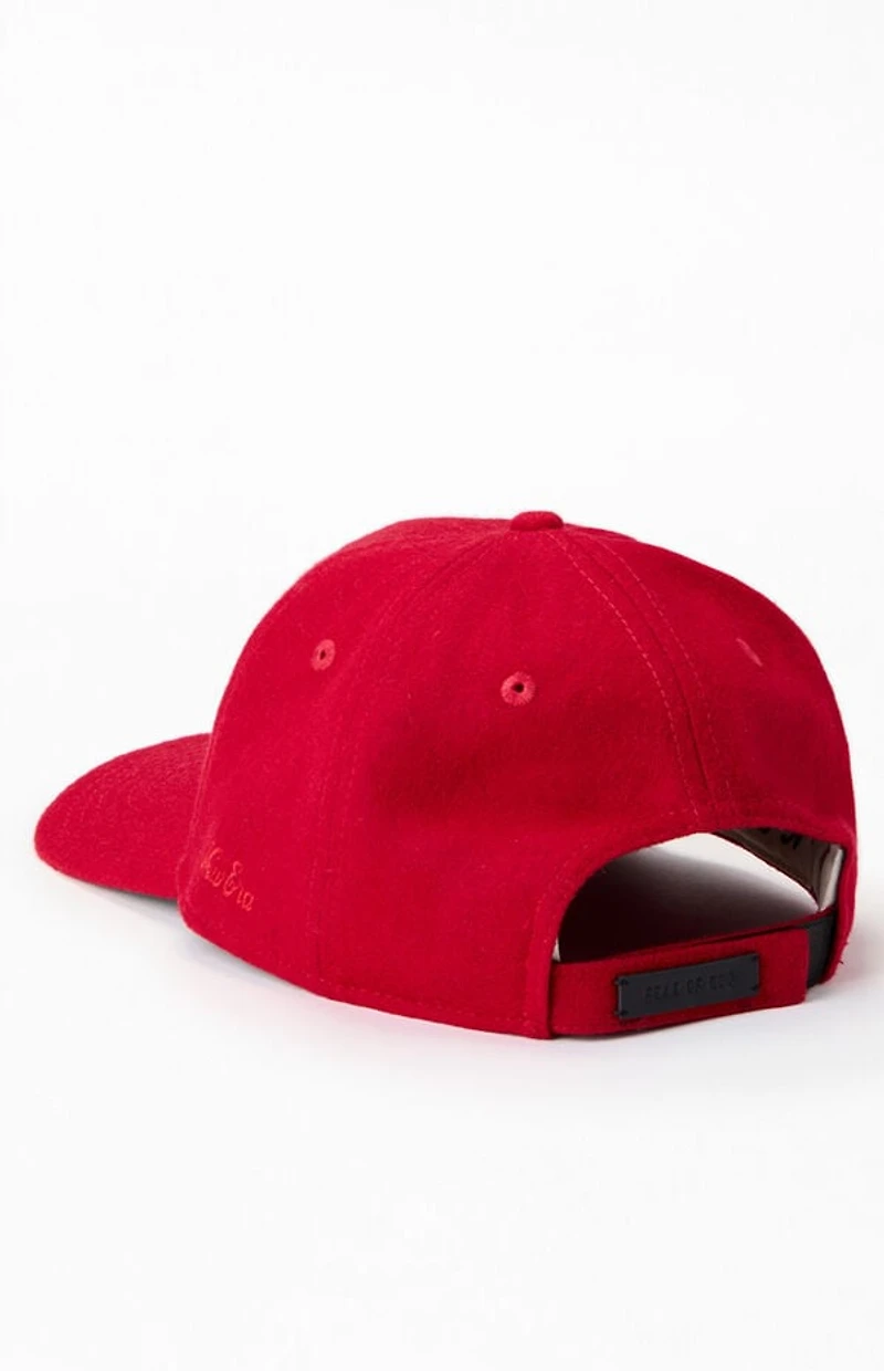 New Era x Fear of God ESSENTIALS Red Kansas City Monarchs 9FORTY Hat