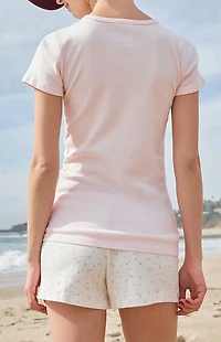 John Galt Pink Hailie T-Shirt