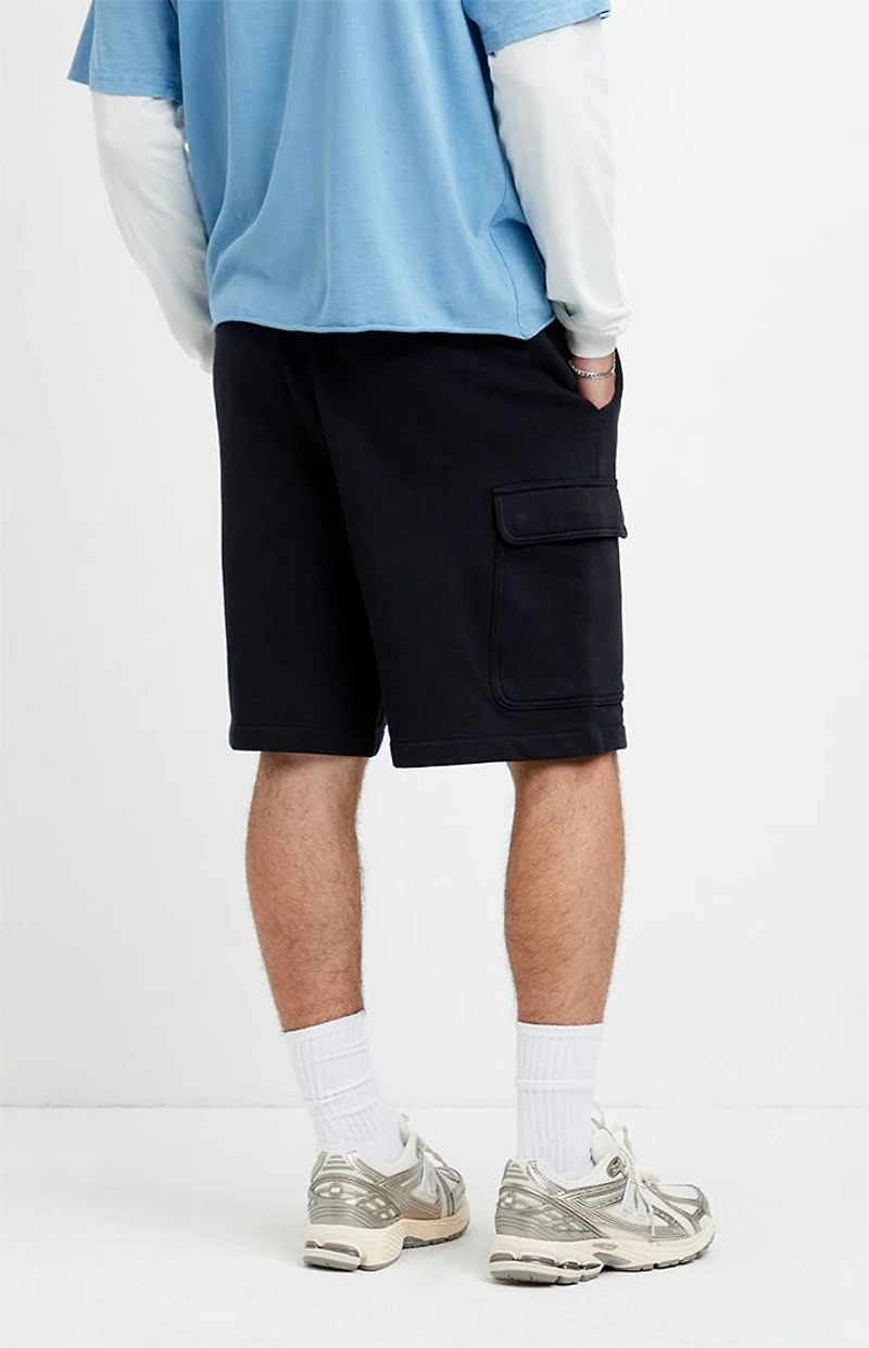 Pacsun Shawn Fleece Baggy Cargo Sweat Shorts