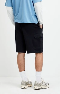 Pacsun Shawn Fleece Baggy Cargo Sweat Shorts