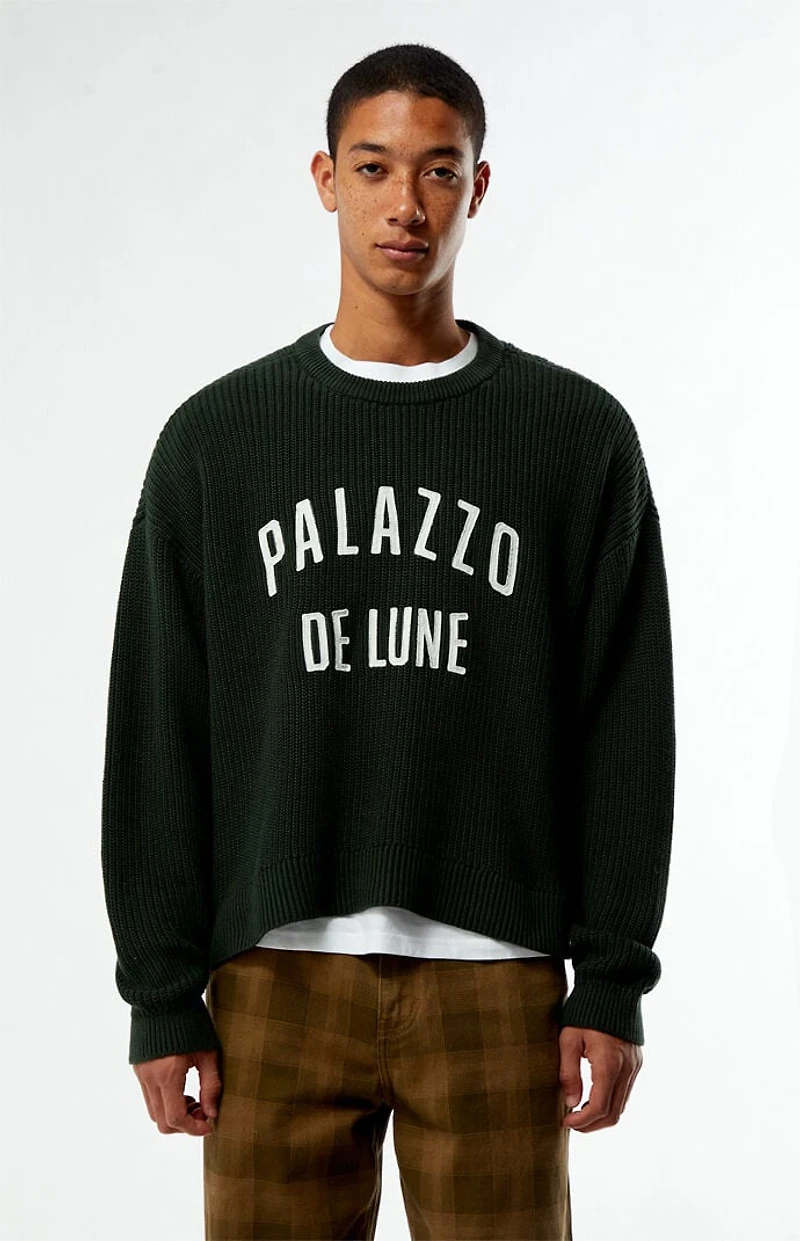 Pacsun Palazzo De Lune Ribbed Crew Neck Sweater