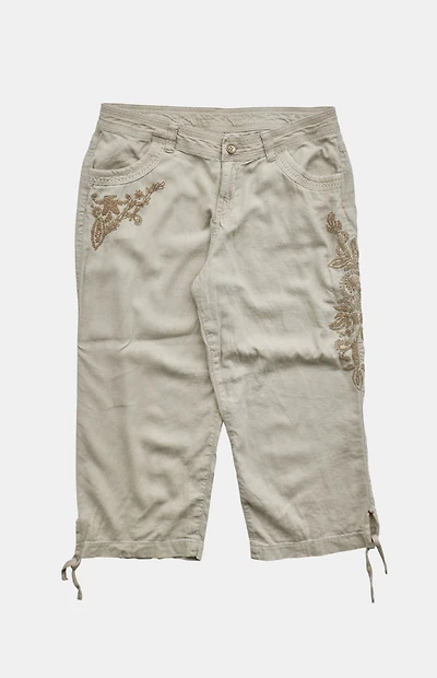 PS VINTAGE 2000s Floral Capri Pants