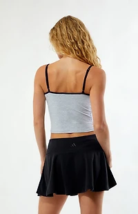 adidas Black Essentials 3-Stripes Mini Skirt