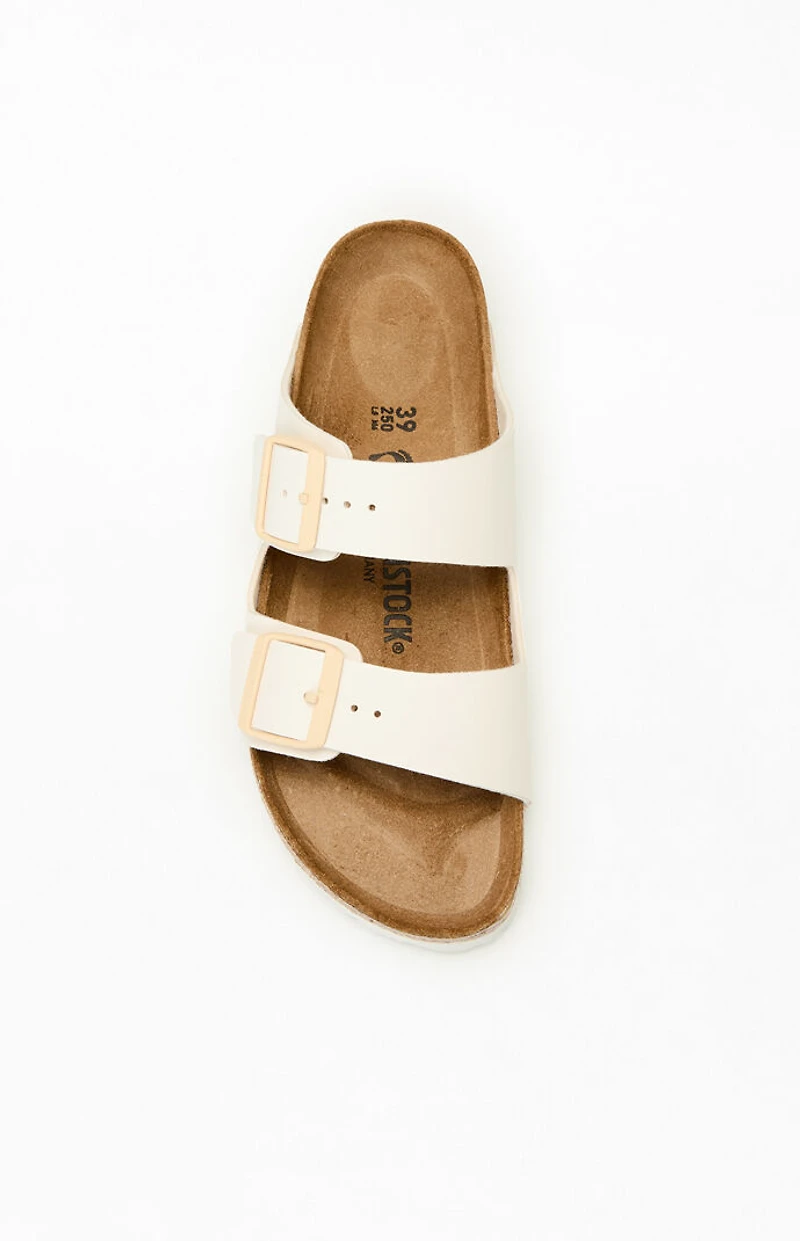 Birkenstock Women's Arizona Slide Sandal Cream