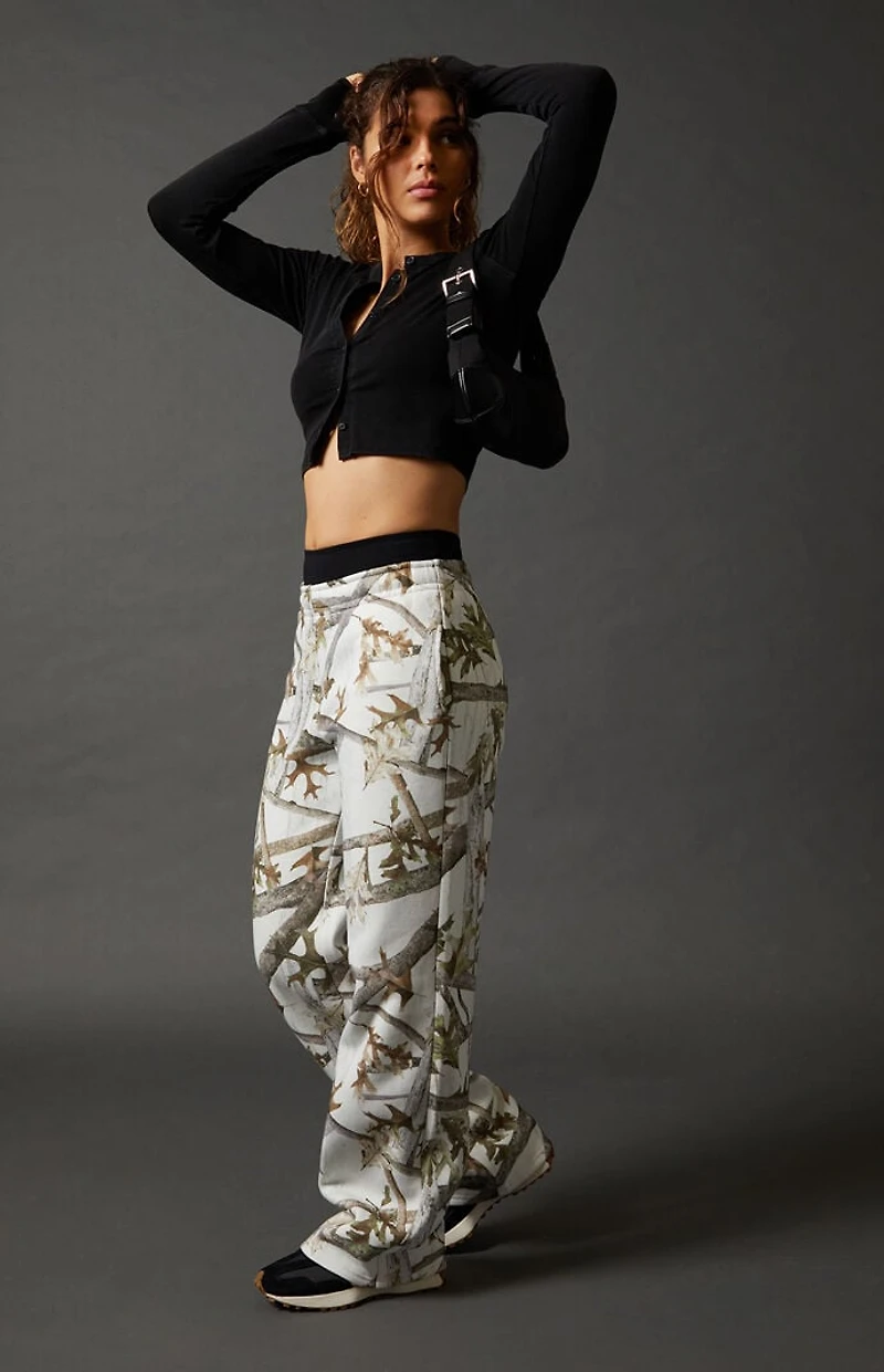 Pacsun Light Camo Baggy Sweatpants