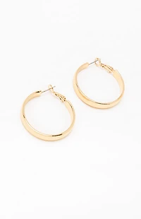 John Galt Gold Hoop Earrings