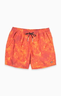 LOST Risky Frothing Fire Swim Trunks