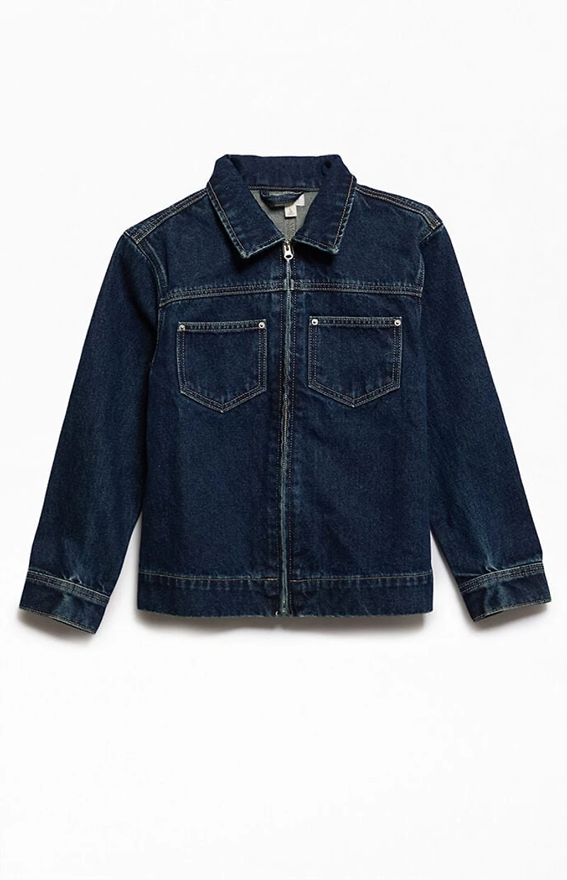 Pacsun Kids Casyon Rinse Wash Jean Jacket