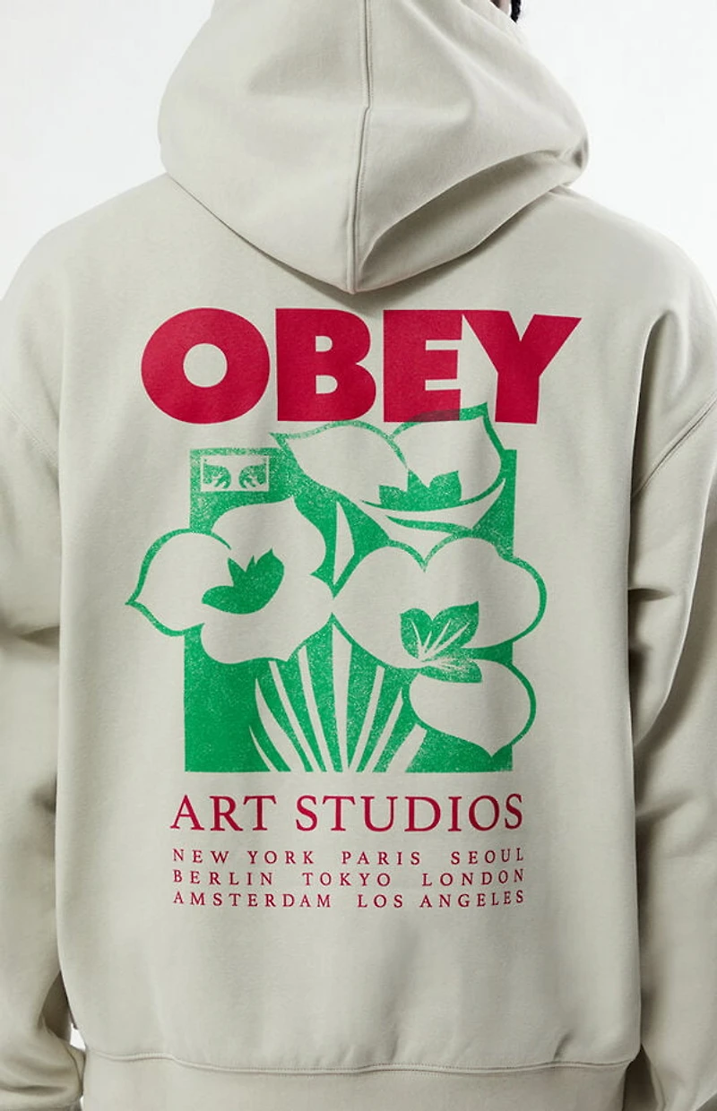 Obey Art Studio Flowers Hoodie