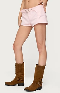 Edikted Vicco Belt Detail Shorts