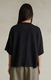 Fear of God ESSENTIALS Women's Jet Black Boxy T-Shirt