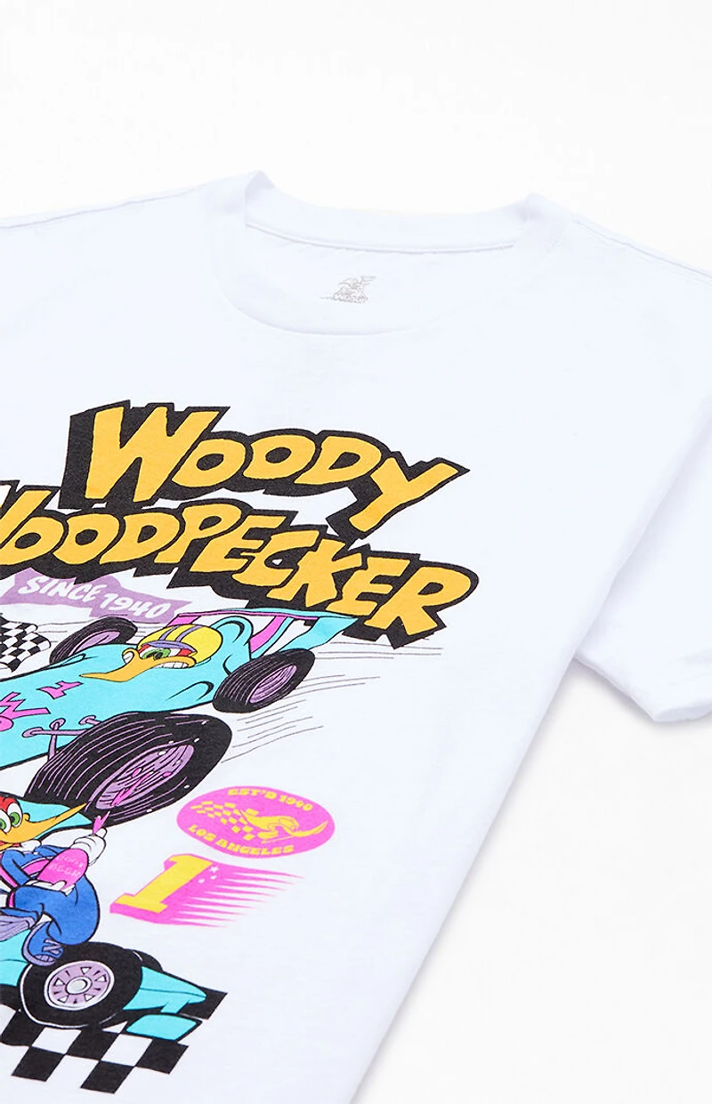 Kids Woody Woodpecker Racing T-Shirt