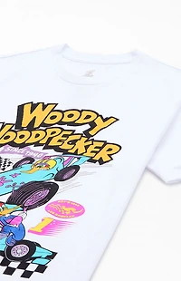 Kids Woody Woodpecker Racing T-Shirt