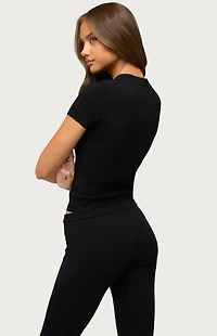 Edikted Vanessa Button Up Knit Top